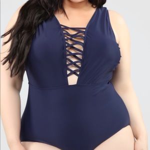 Classic Navy Swimsuit